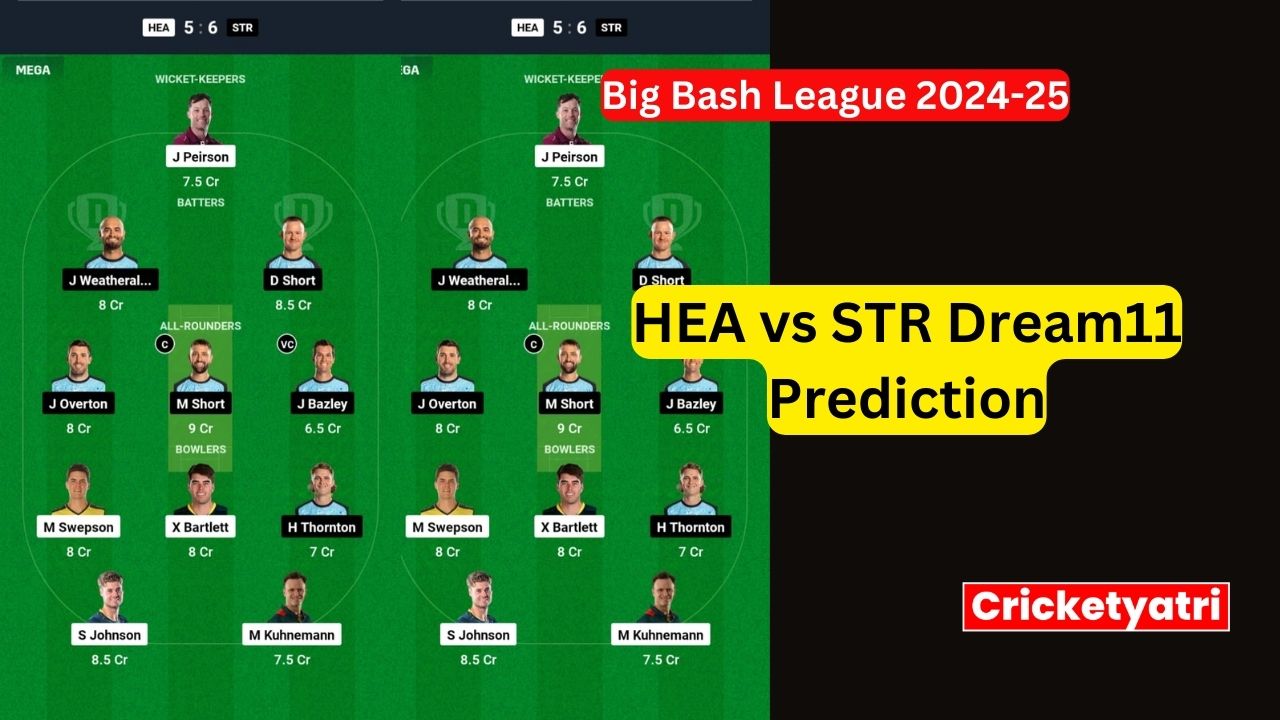 HEA vs STR Dream11