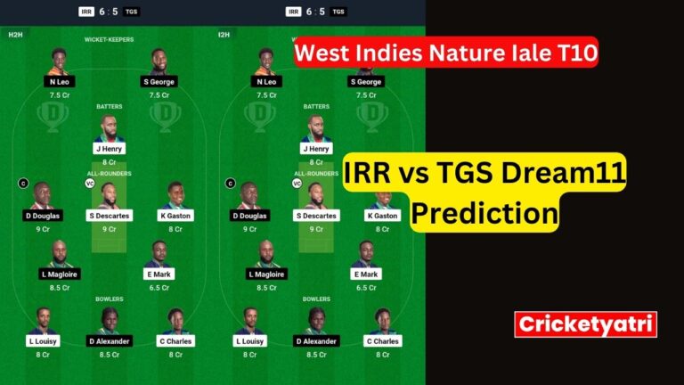 IRR vs TGS Dream11