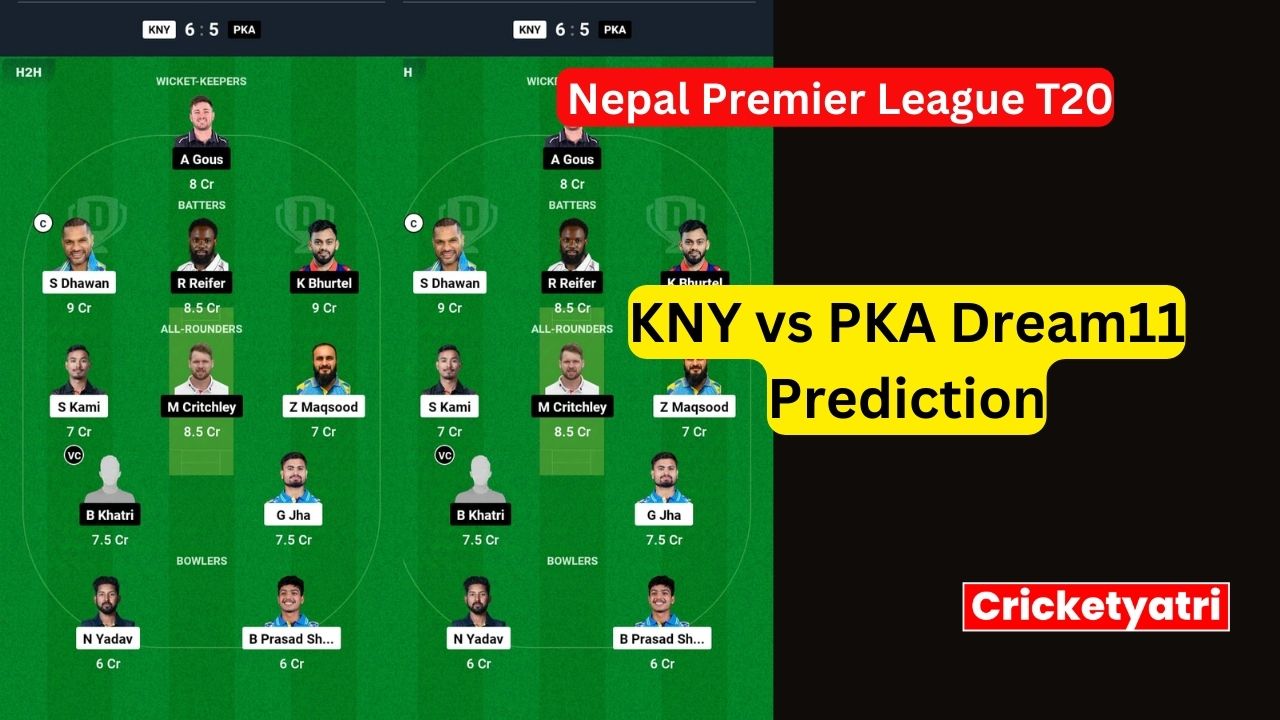 KNY vs PKA Dream11