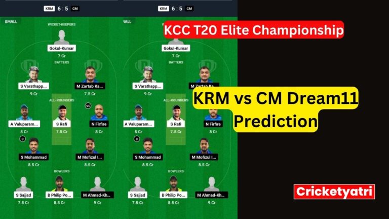 KRM vs CM Dream11