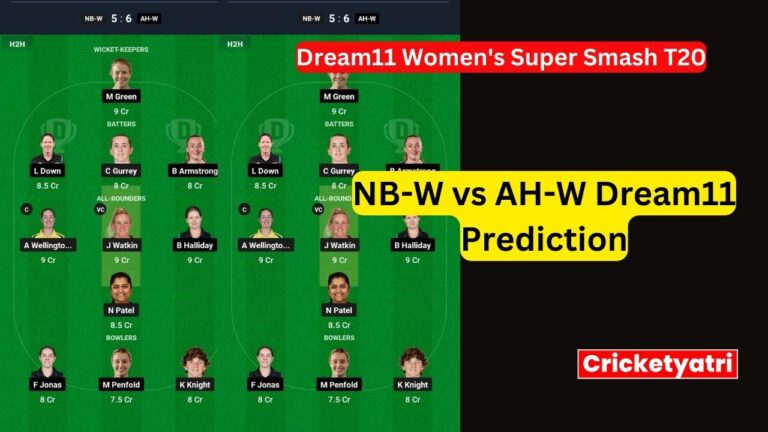 NB-W vs AH-W Dream11