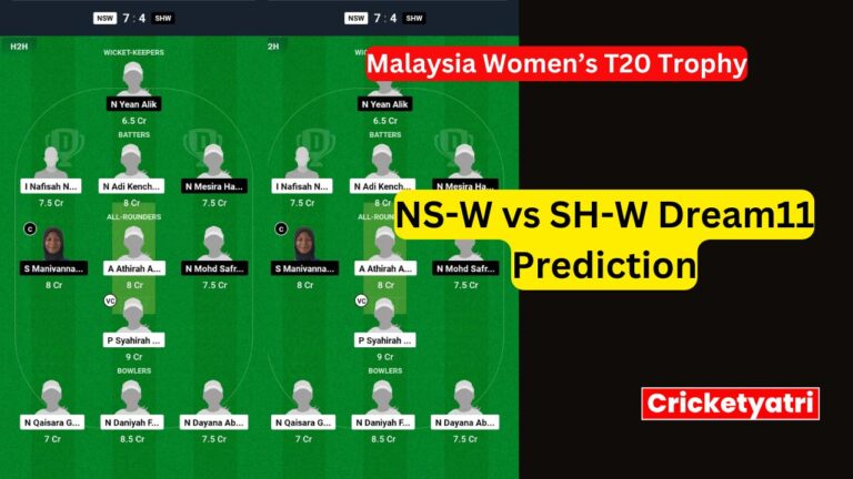 NS-W vs SH-W Dream11