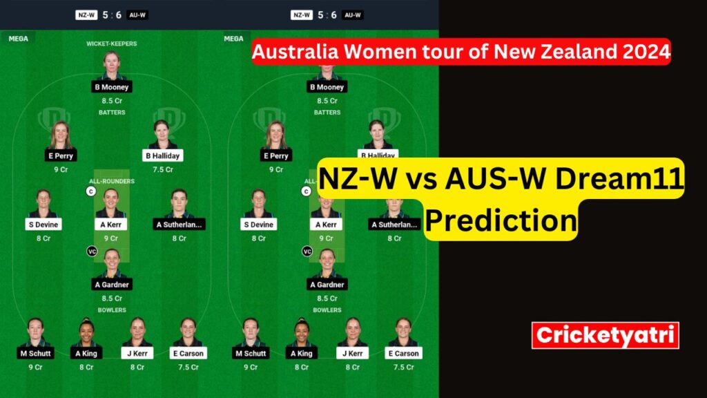 NZ-W vs AUS-W Dream11