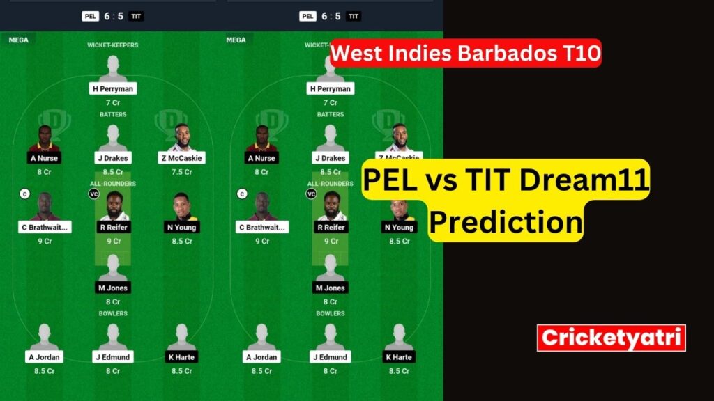 PEL vs TIT Dream11