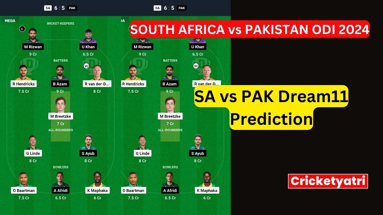 SA vs PAK Dream11