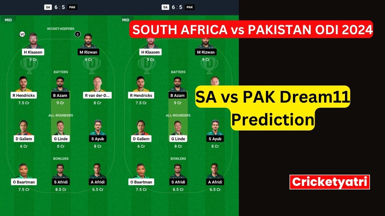 SA vs PAK Dream11