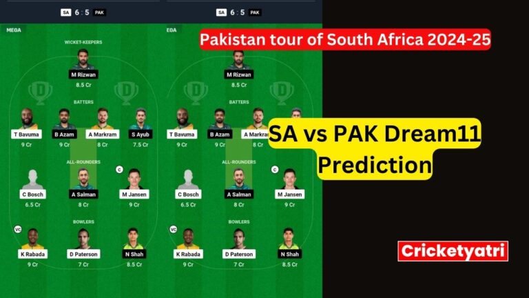 SA vs PAK Dream11