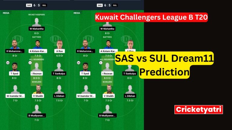 SAS vs SUL Dream11