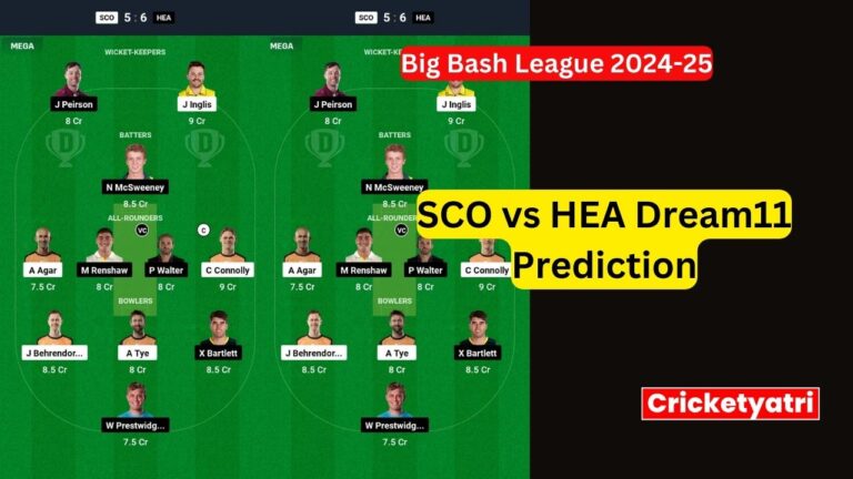 SCO vs HEA Dream11