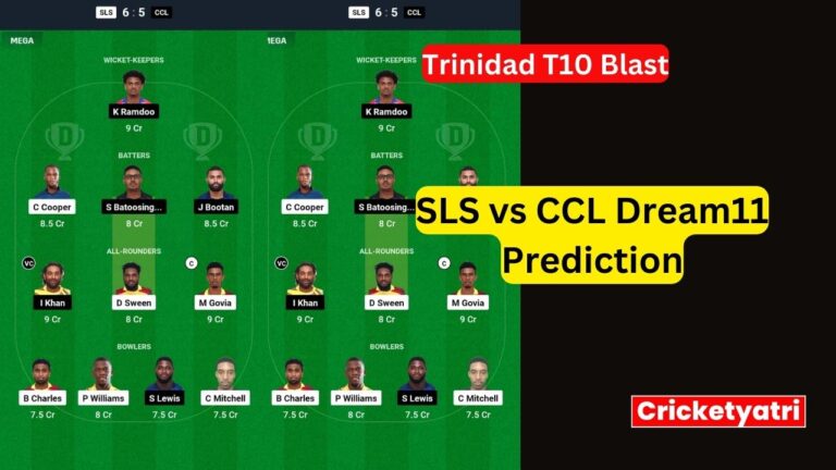 SLS vs CCL Dream11