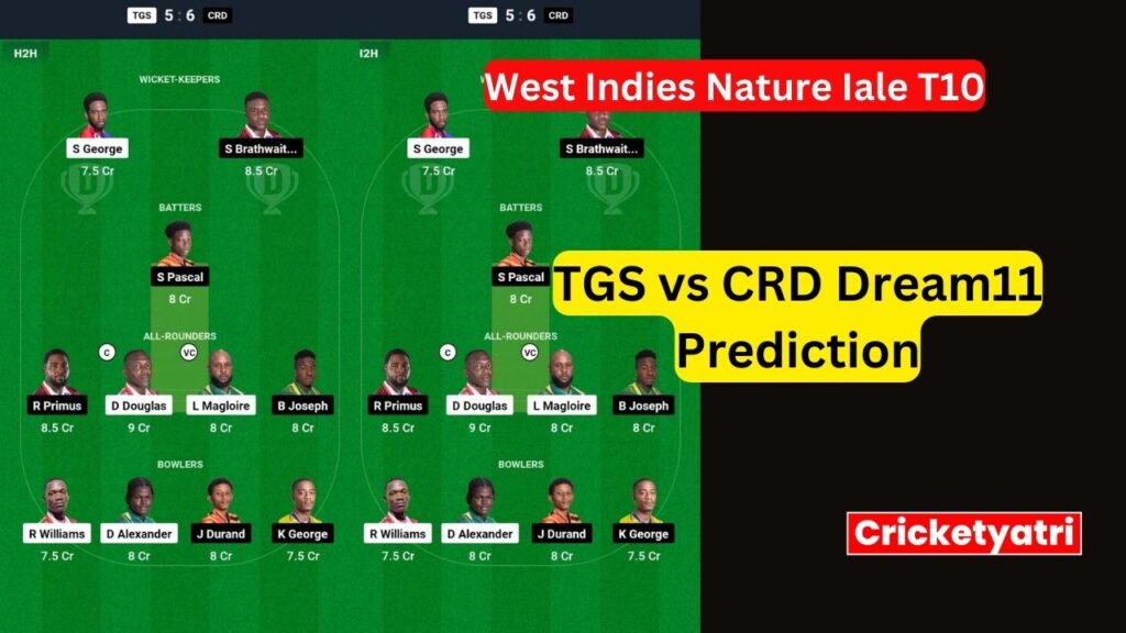 TGS vs CRD Dream11