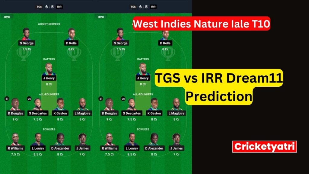 TGS vs IRR Dream11