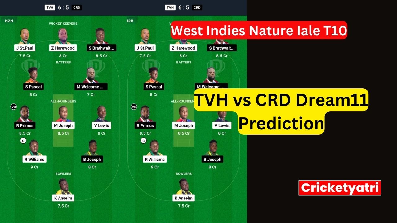 TVH vs CRD Dream11