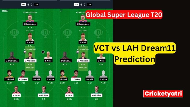 VCT vs LAH Dream11