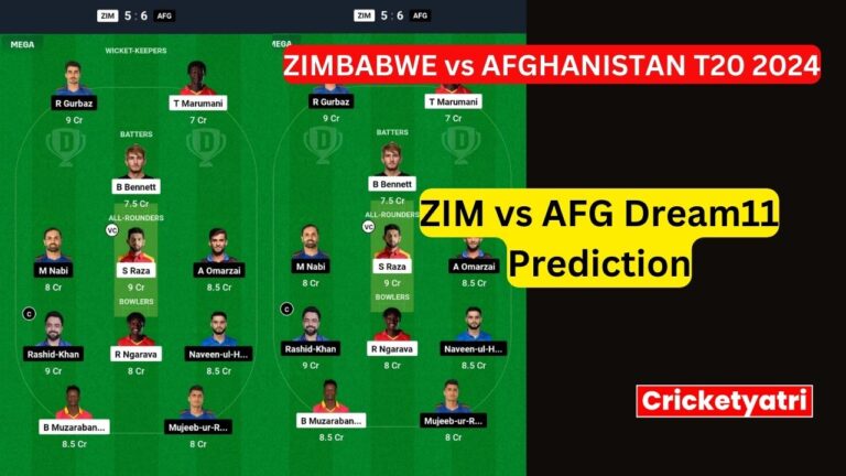 ZIM vs AFG Dream11