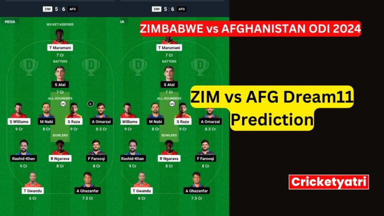 ZIM vs AFG Dream11