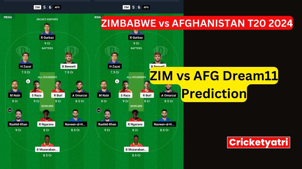 ZIM vs AFG Dream11