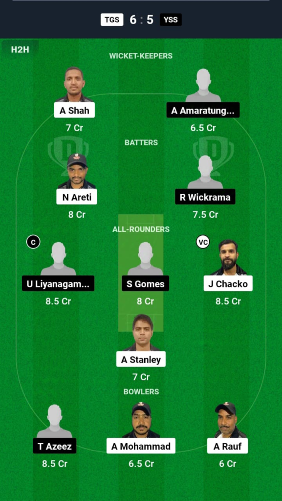 TGS vs YSS Dream11