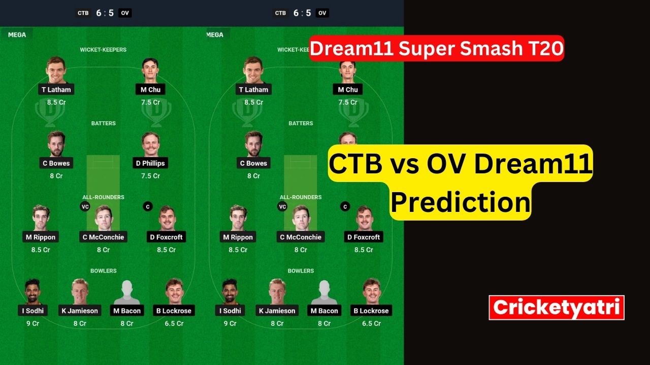CTB vs OV Dream11