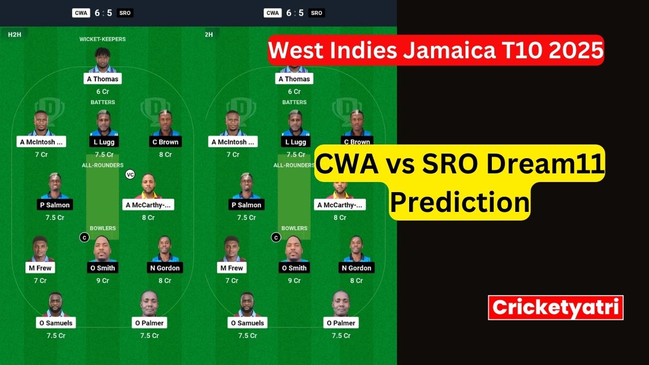 CWA vs SRO Dream11