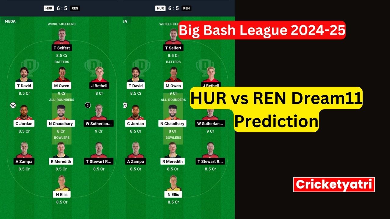 HUR vs REN Dream11