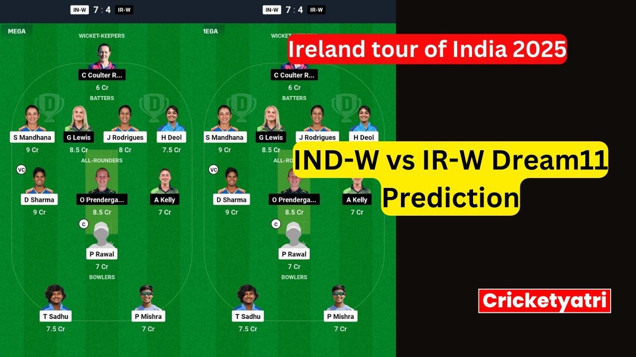 IND-W vs IR-W Dream11