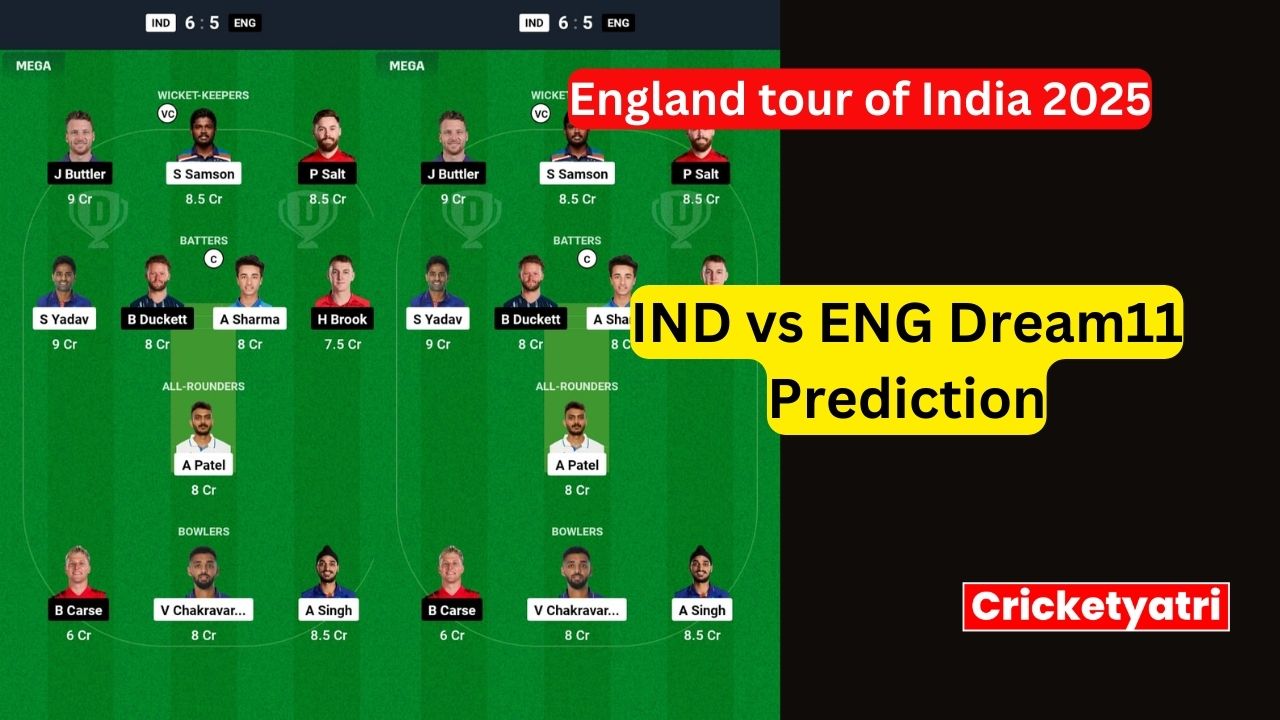 IND vs ENG Dream11