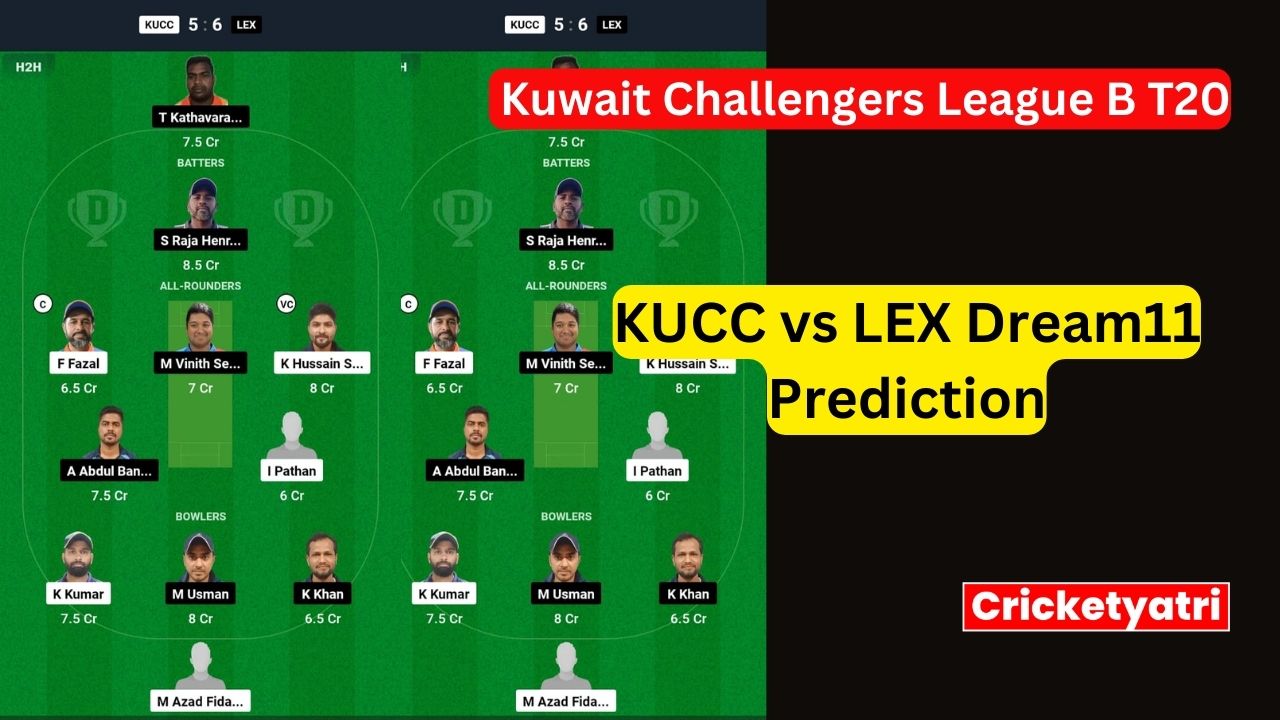 KUCC vs LEX Dream11