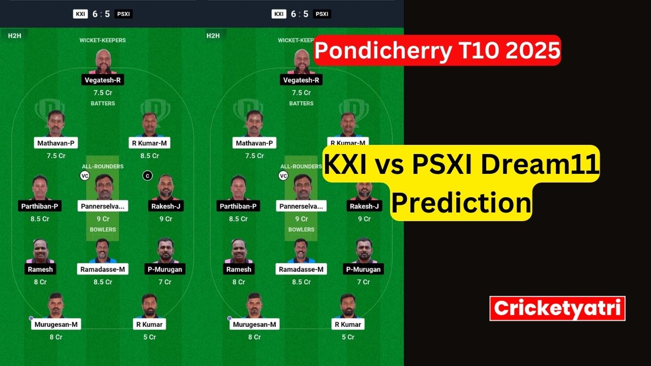 KXI vs PSXI Dream11