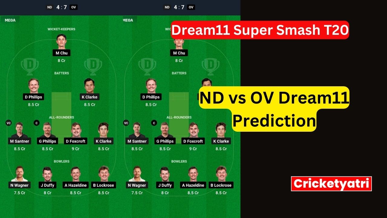 ND vs OV Dream11