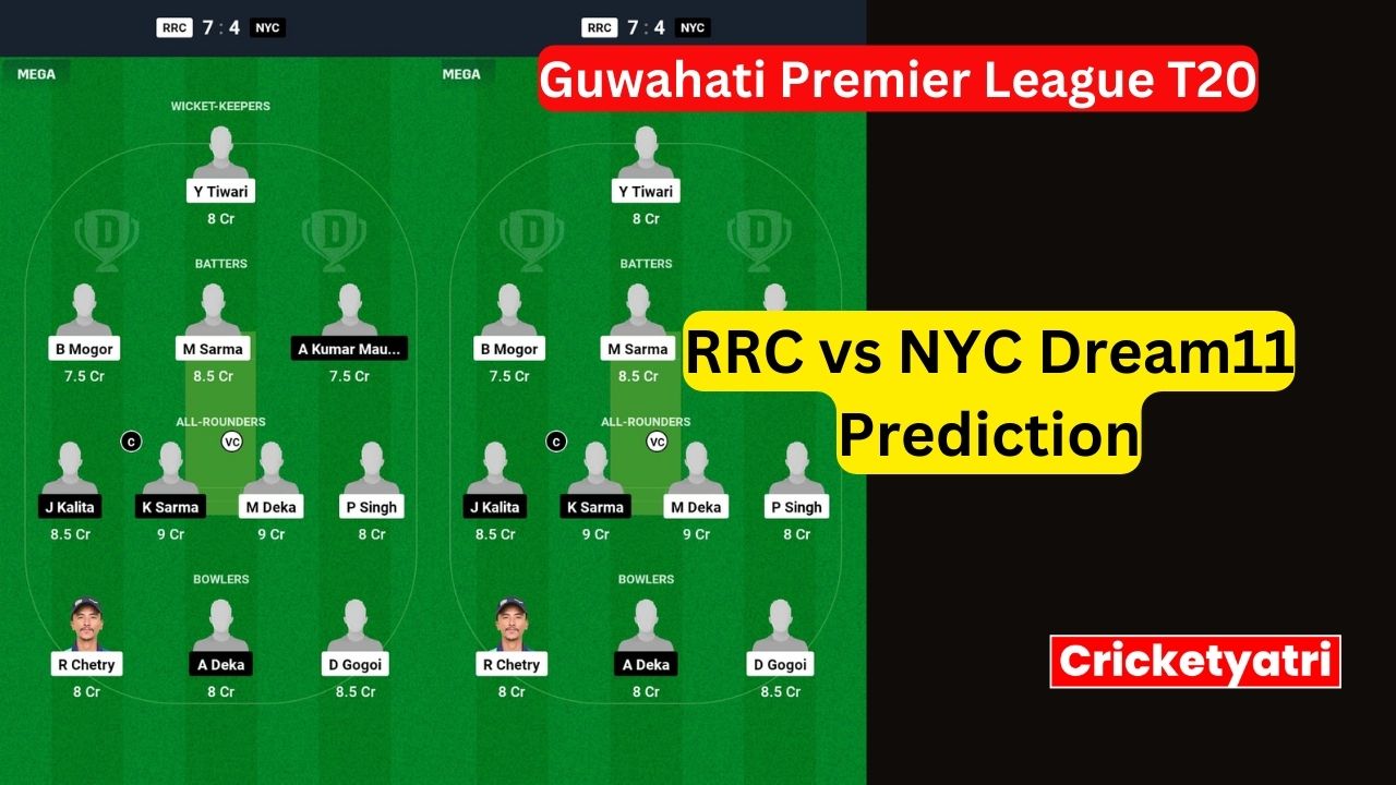 RRC vs NYC Dream11