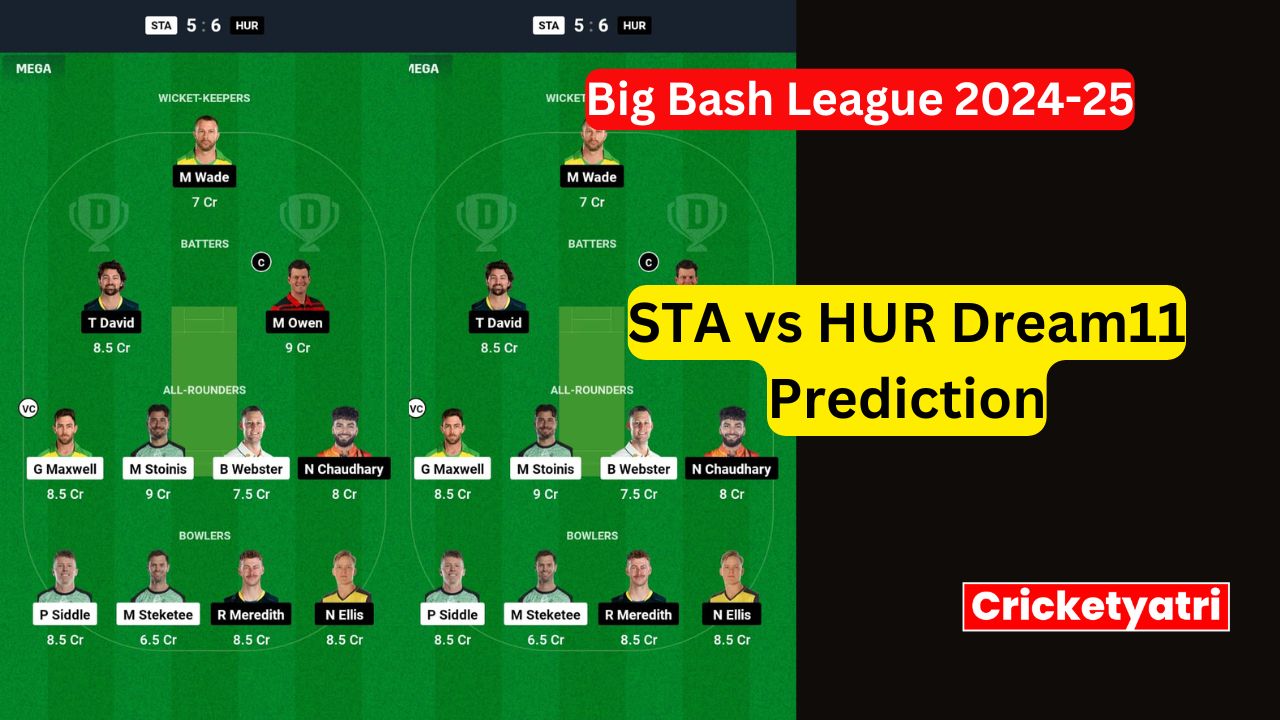 STA vs HUR Dream11