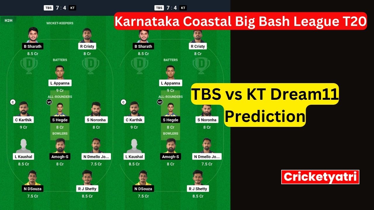 TBS vs KT Dream11