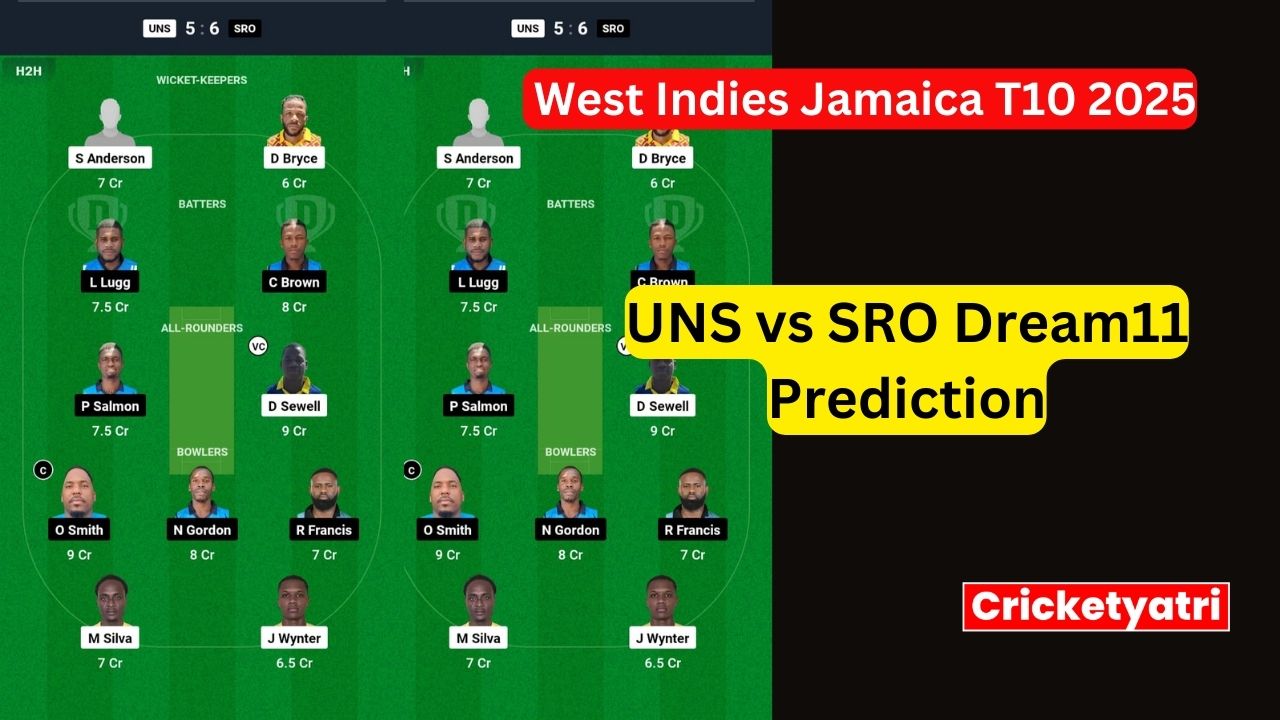 UNS vs SRO Dream11