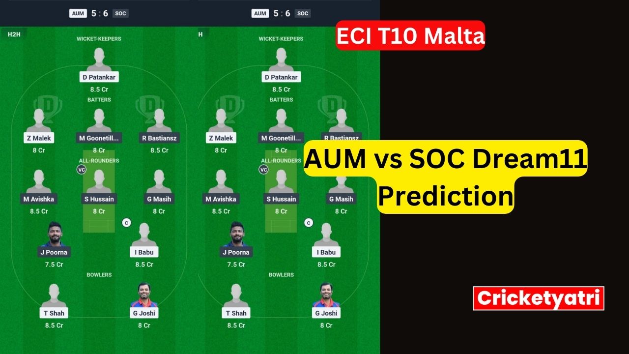 AUM vs SOC Dream11