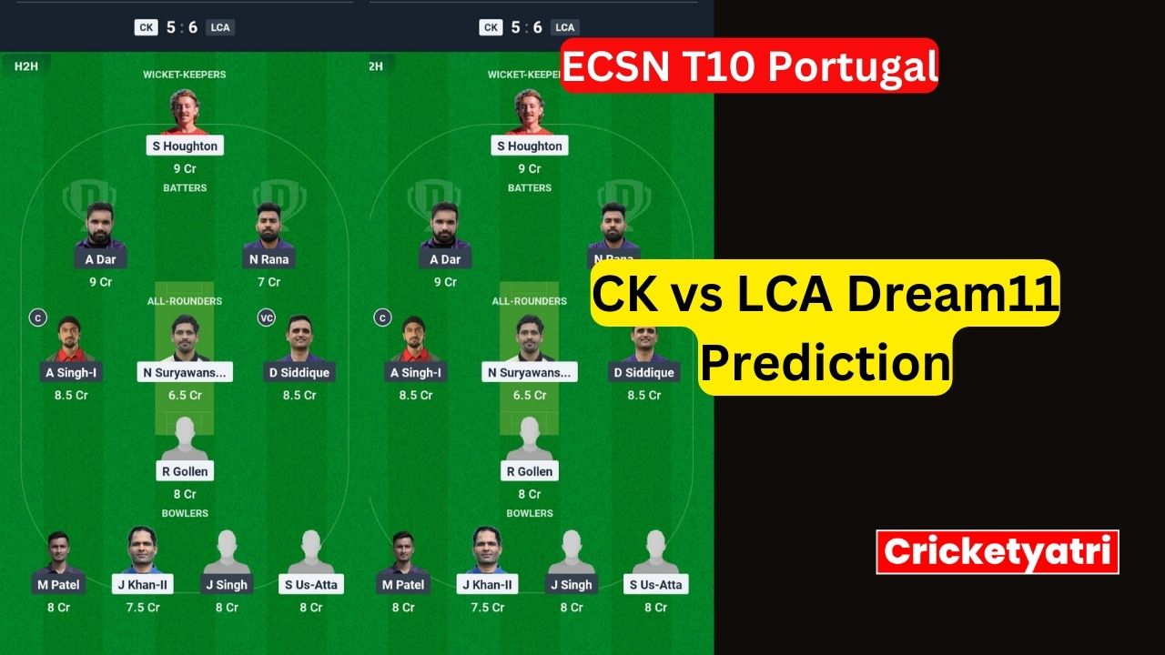 CK vs LCA Dream11
