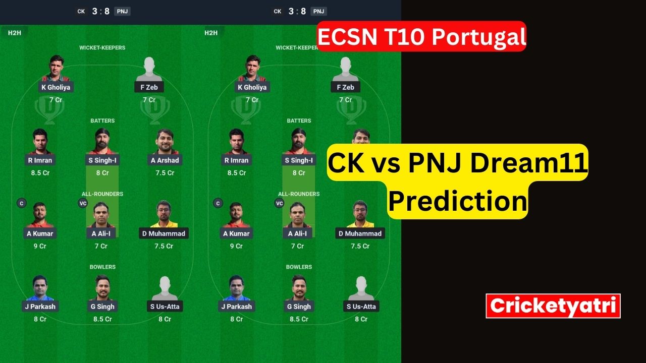 CK vs PNJ Dream11
