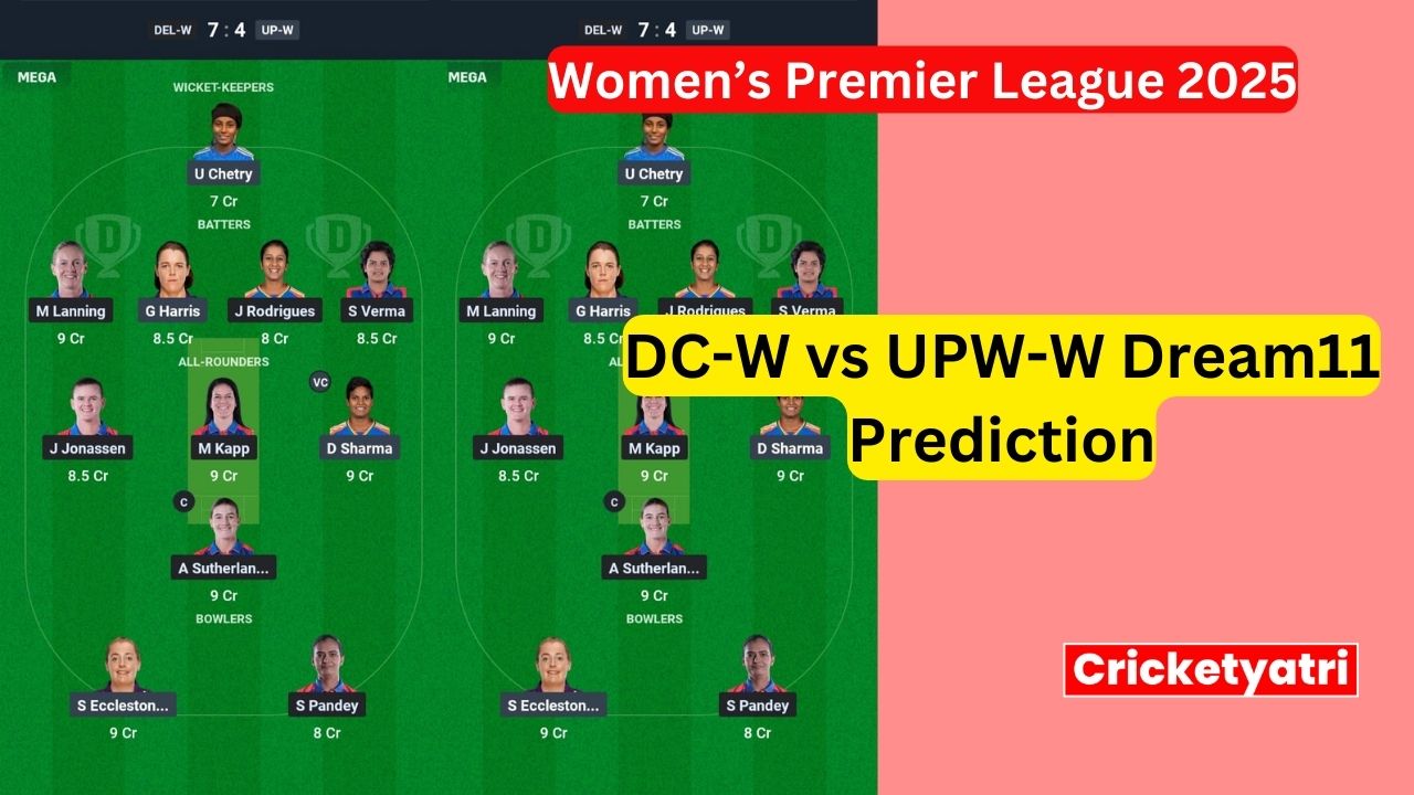 DC-W vs UPW-W Dream11