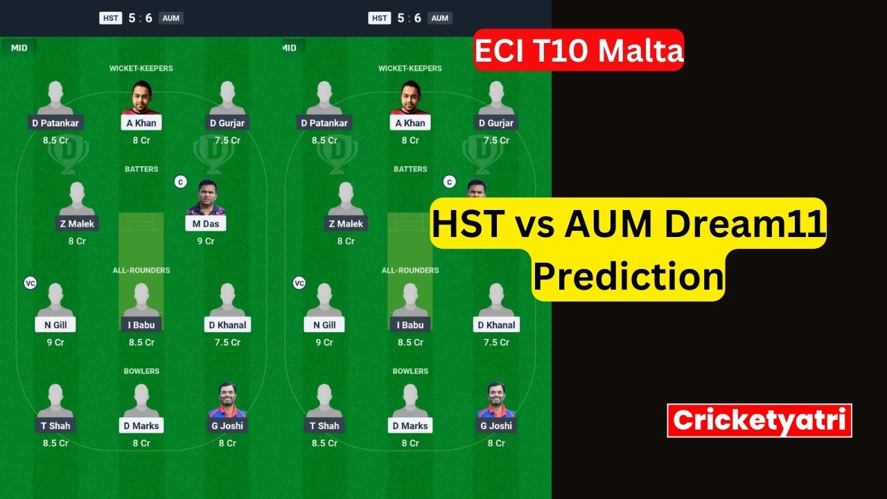 HST vs AUM Dream11