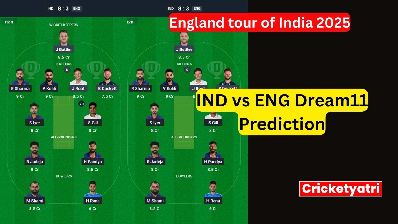 IND vs ENG Dream11