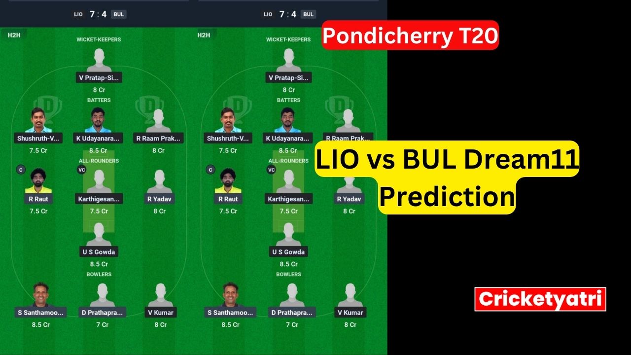 LIO vs BUL Dream11