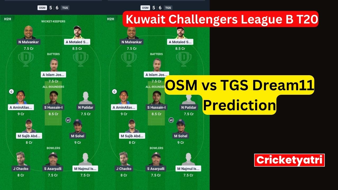 OSM vs TGS Dream11