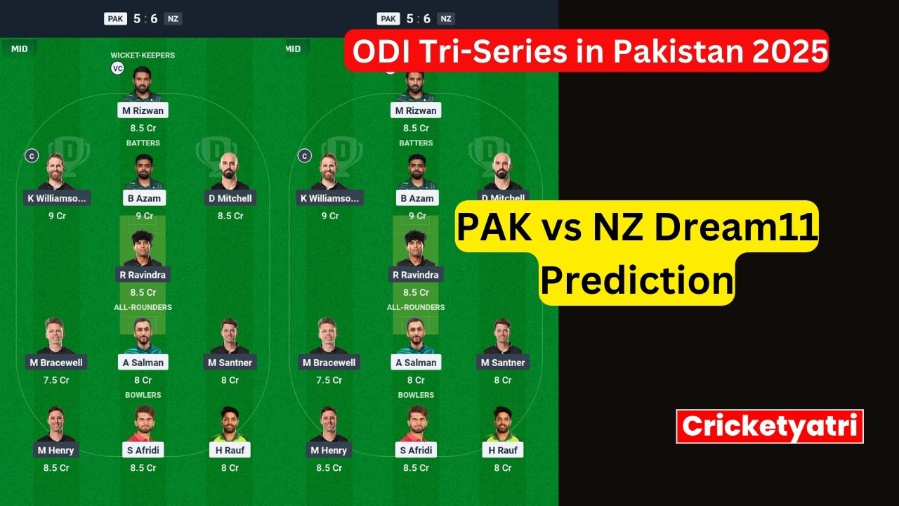 PAK vs NZ Dream11