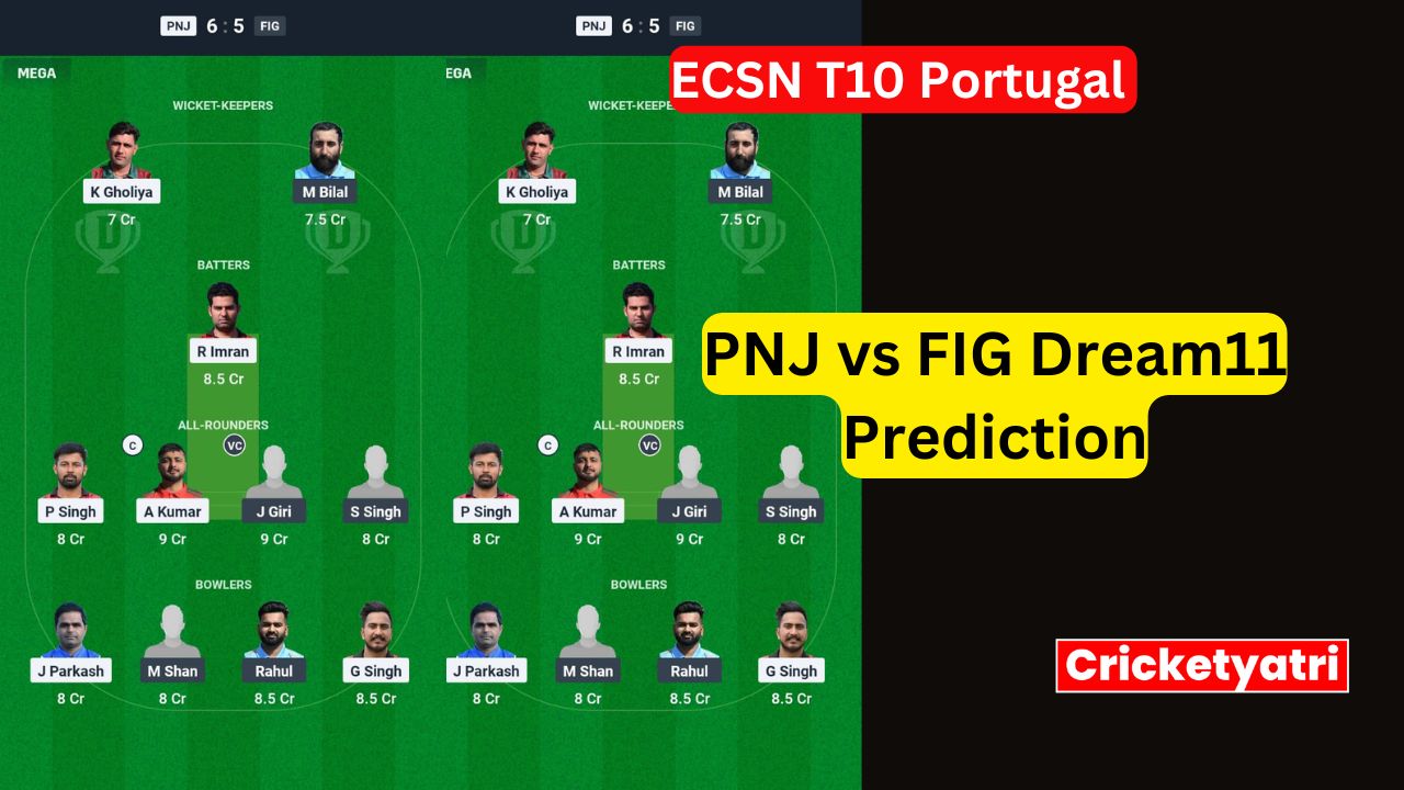PNJ vs FIG Dream11