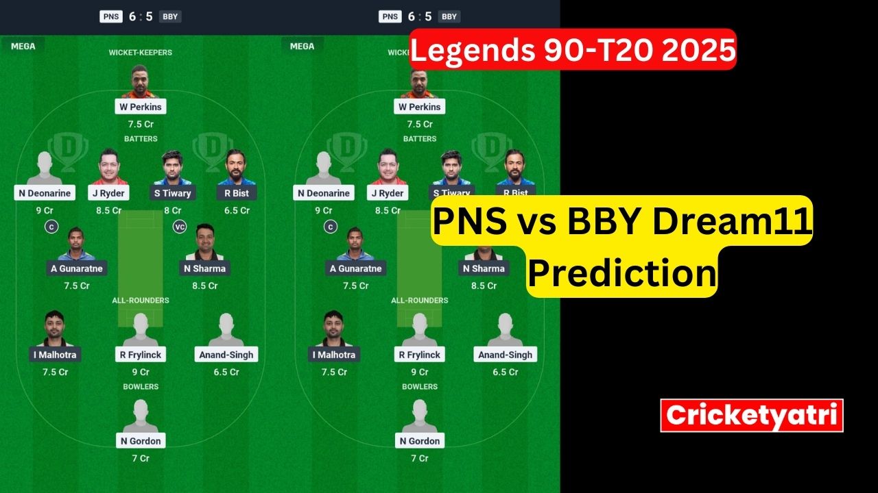 PNS vs BBY Dream11