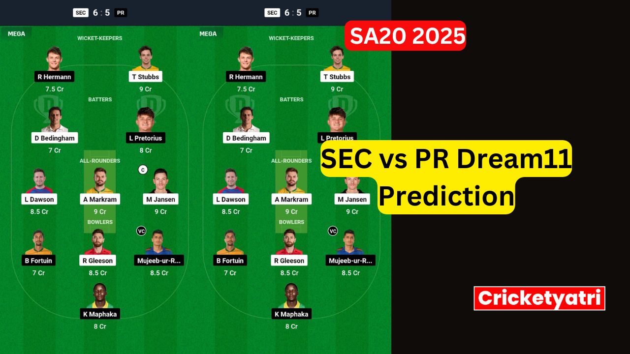 SEC vs PR Dream11