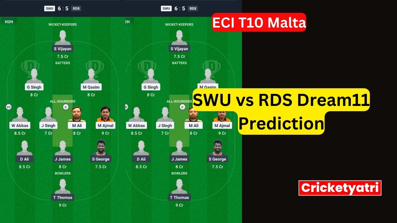 SWU vs RDS Dream11