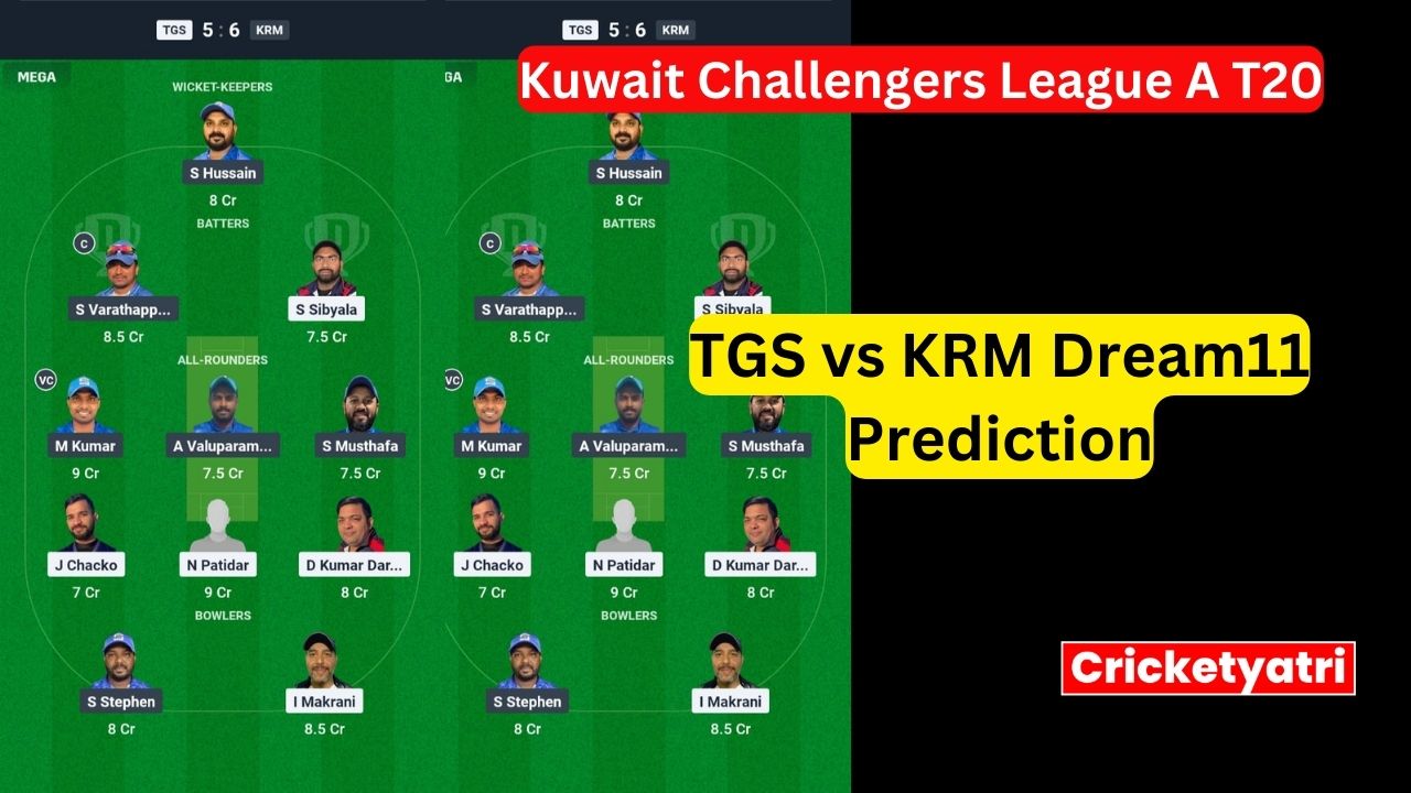TGS vs KRM Dream11