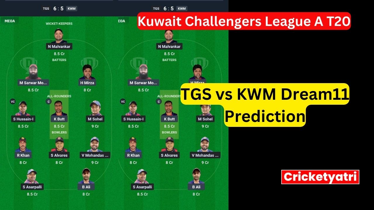 TGS vs KWM Dream11