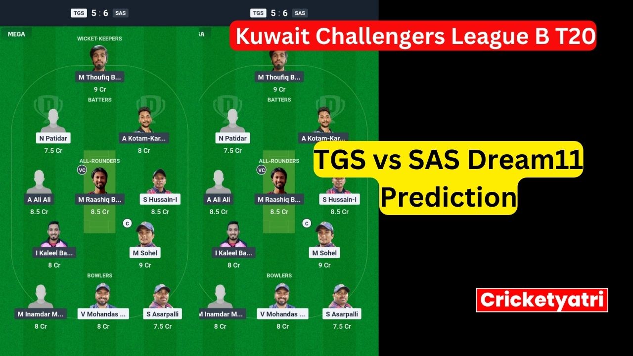 TGS vs SAS Dream11
